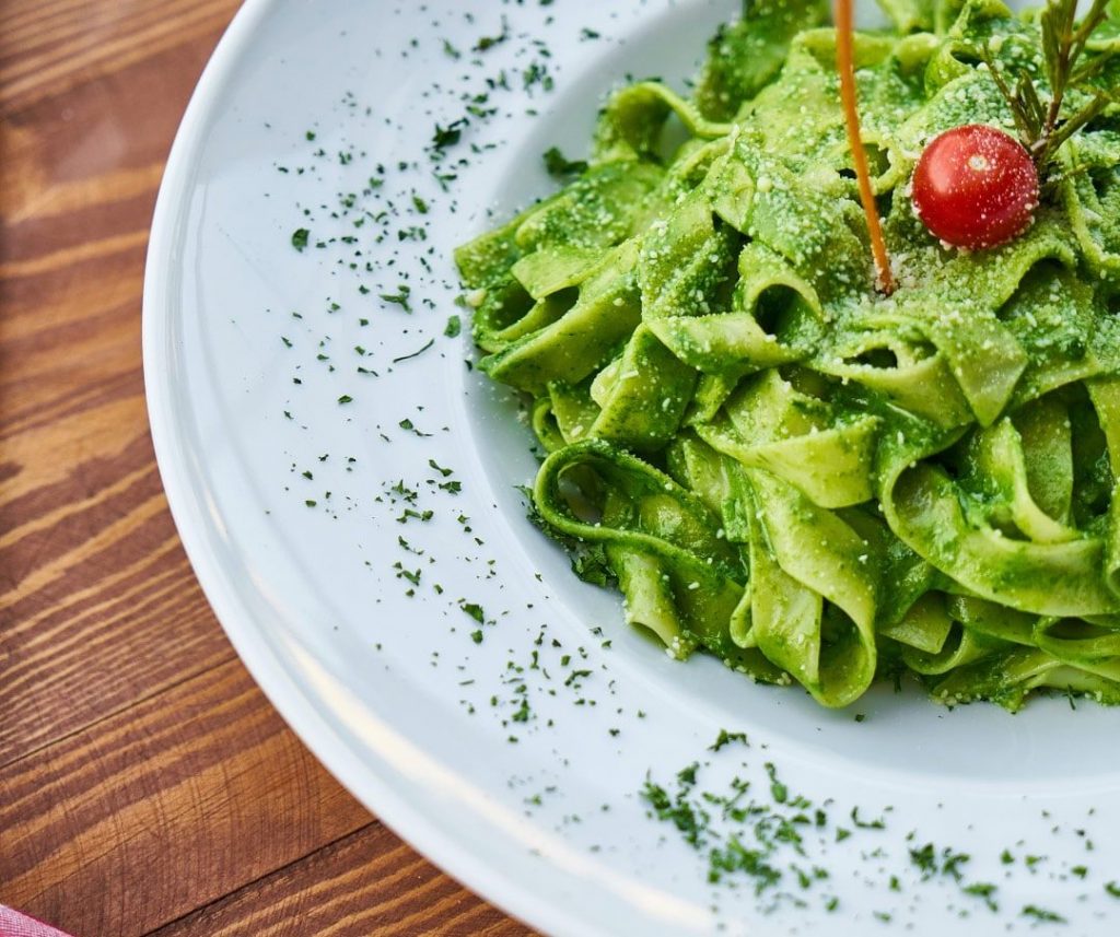 Tagliatelle al Pesto Genovese