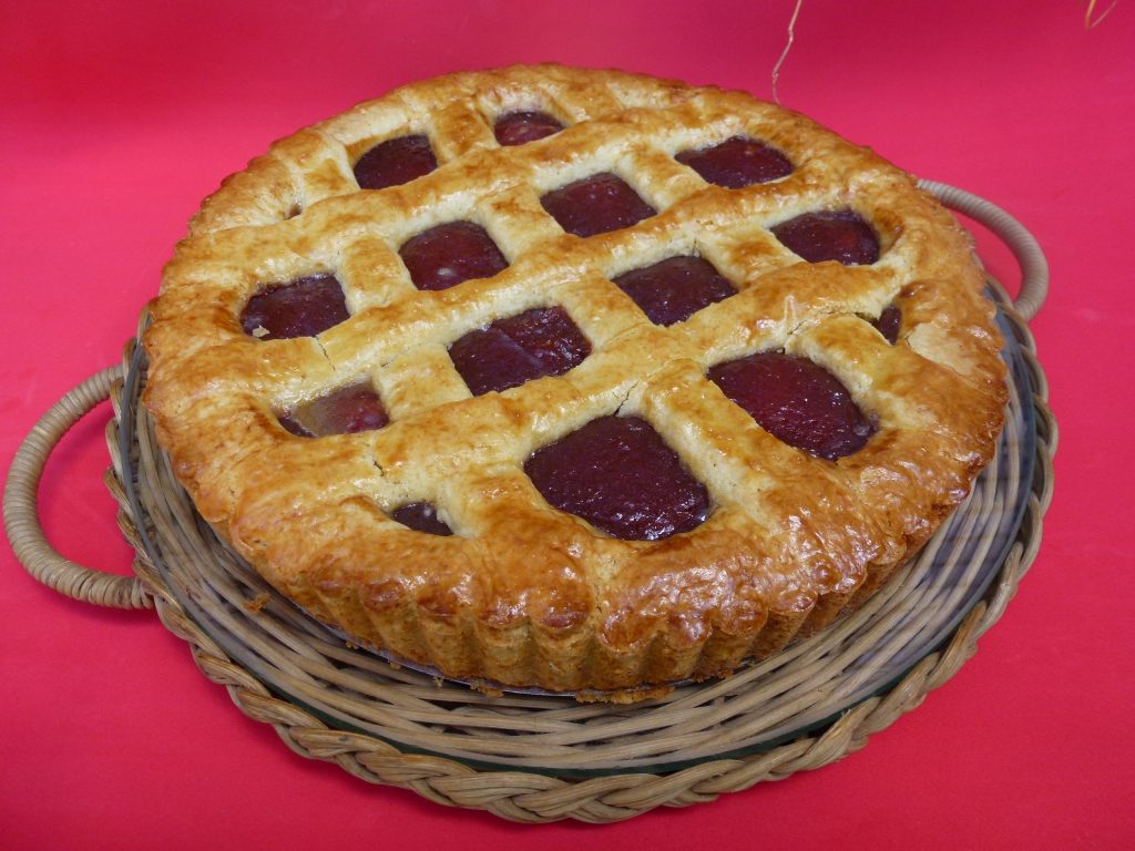 Porcion de tarta de ricota