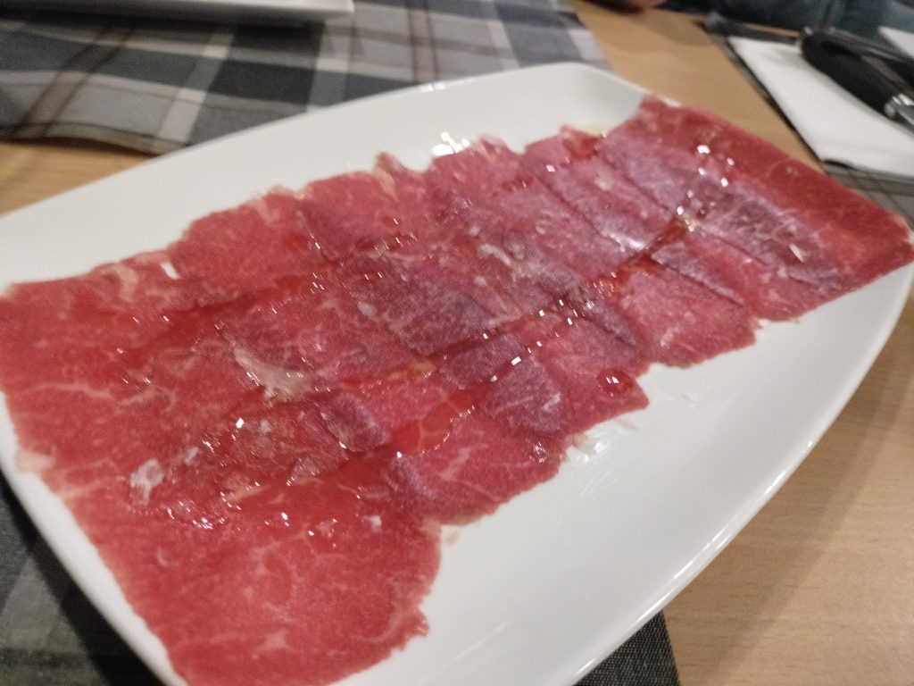 Carpaccio de Chuleta de vaca premium