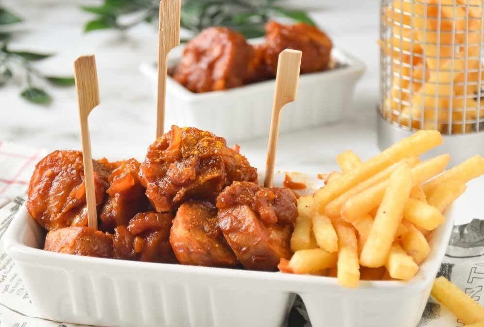 Currywurst como en Berlín