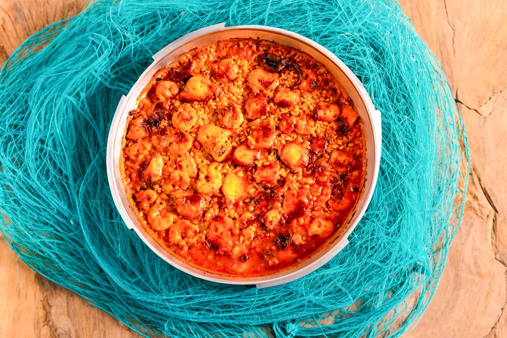 PULPO Y GAMBAS
