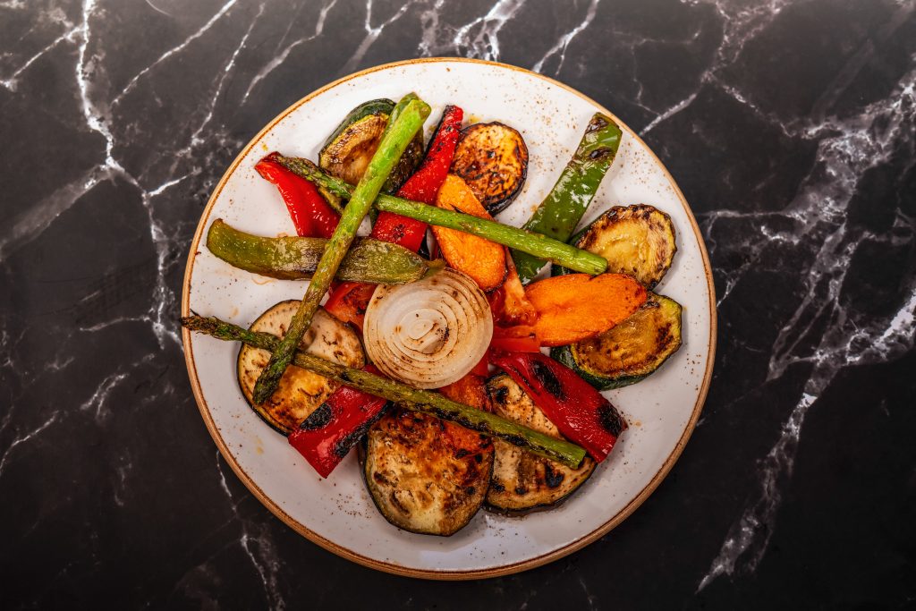 Verduras de temporada a la plancha