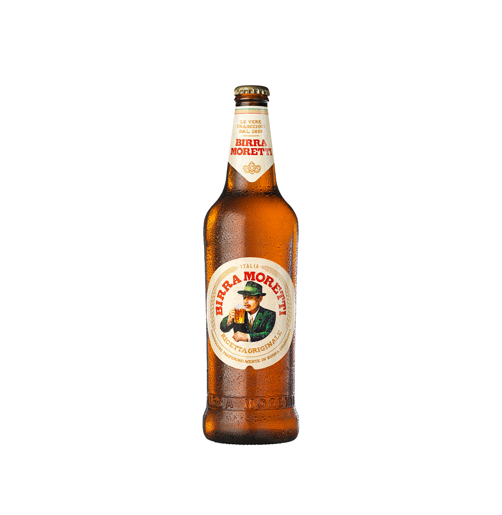 Cerveza Italiana Moretti (bot. 33cl)