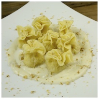 Fiocchi di Formaggio e Pera